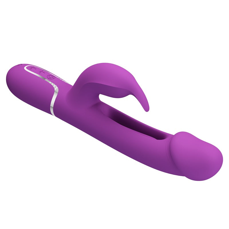 PRETTY LOVE KAMPAS with flicking-swinging tongue vibrator Purple - image 7
