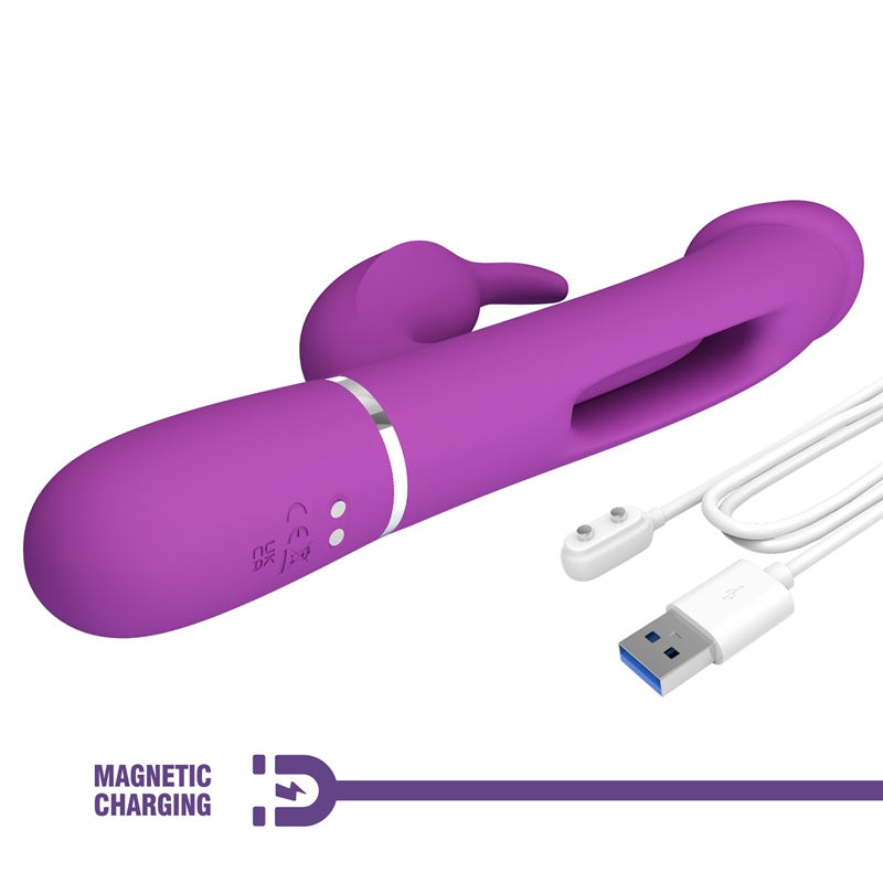 PRETTY LOVE KAMPAS with flicking-swinging tongue vibrator Purple - image 8
