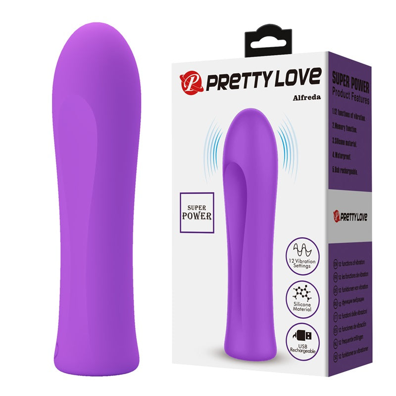 PRETTY LOVE ALFREDA bullet vibrator Purple Main image