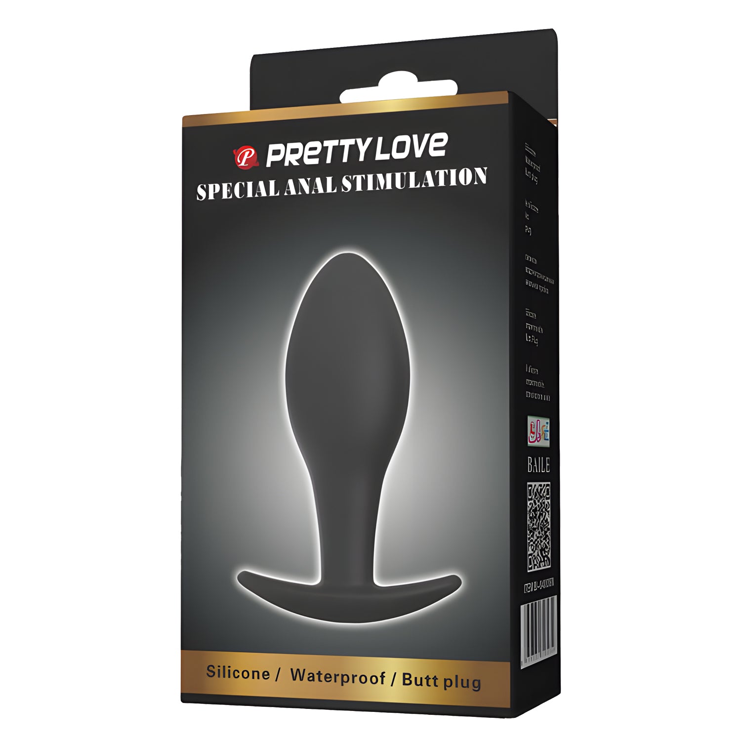 Pretty Love Medium Butt Plug 8.5 x 3.1 cm BLACK - image 7