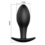 Pretty Love Medium Butt Plug 8.5 x 3.1 cm BLACK - image 3