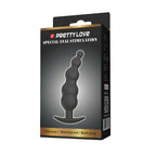 PRETTY LOVE Beaded Butt Plug 11.8 x 3 cm BLACK - image 6
