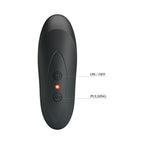 PRETTY LOVE ARCHENEMY Anal Massager with Pulse waves BLACK