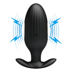 PRETTY LOVE JEFFERSON Vibrating Electro Butt Plug BLACK