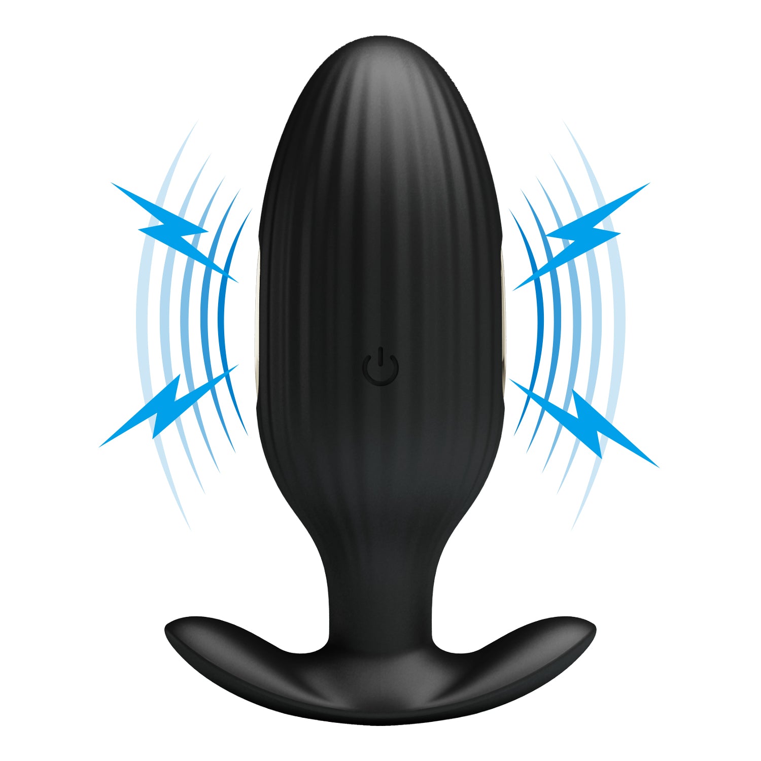 PRETTY LOVE JEFFERSON Vibrating Electro Butt Plug BLACK