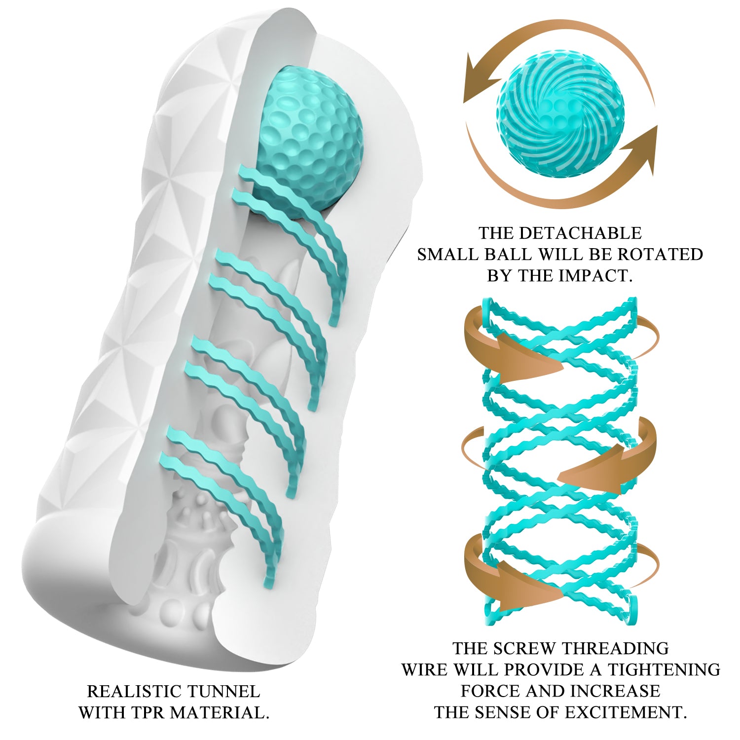 PRETTY LOVE VICTORIA CECIL male stroker vacuum cup - image 3