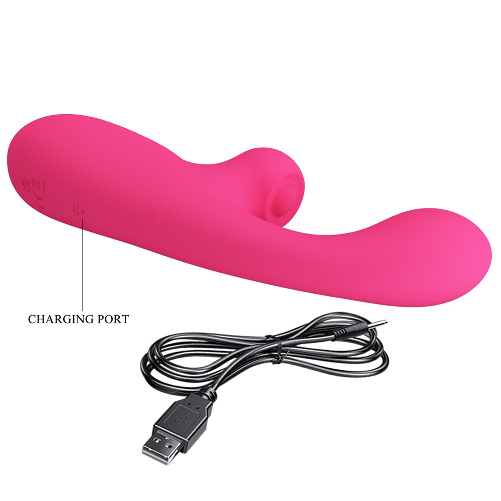 PRETTY LOVE SKYLAR thumping bunny vibrator Pink 19 cm - image 3