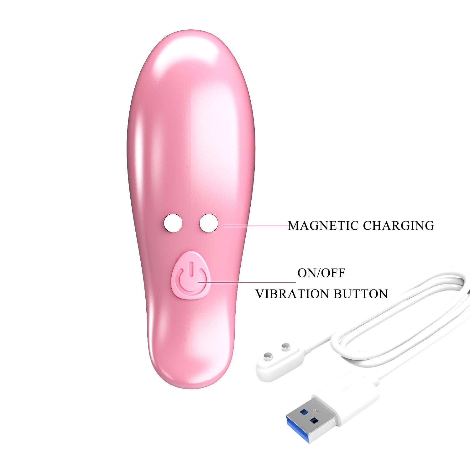 PRETTY LOVE LEAF Vibrating Nipple Clips