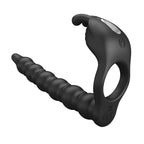 PRETTY LOVE BLACKNEY vibrating penis ring with plug