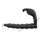 PRETTY LOVE BLACKNEY vibrating penis ring with plug