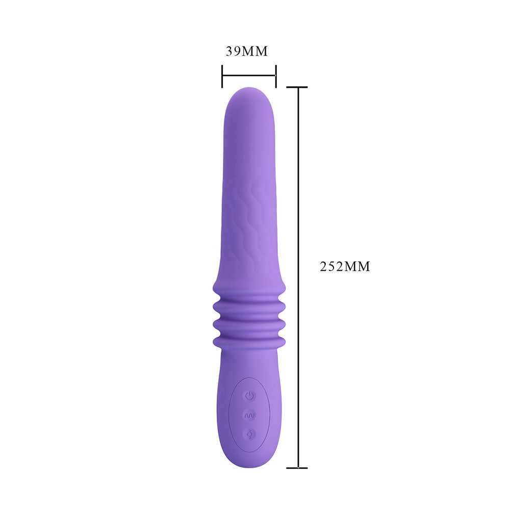 Pretty Love SUSIE Vibrator with Vibration and Thrusting Functions PURPLE - image 3