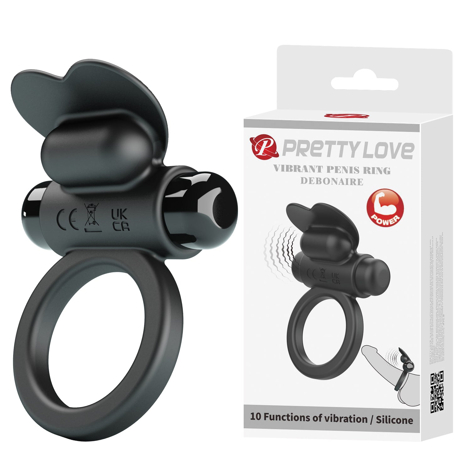 PRETTY LOVE DEBONAIRE vibrating silicone ring Main image