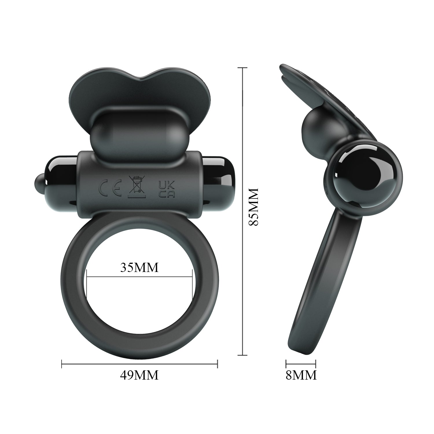 PRETTY LOVE DEBONAIRE vibrating silicone ring