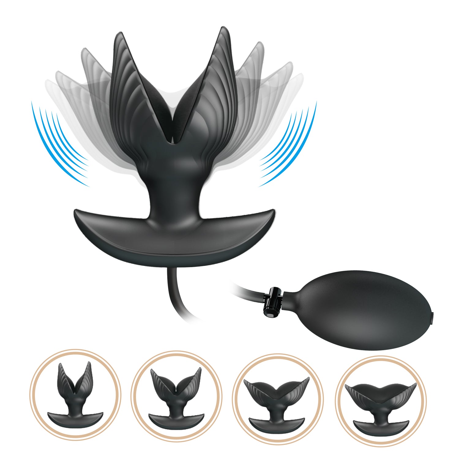 PRETTY LOVE MANSON Inflatable Butt Plug with Vibration - image 2