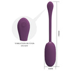 Pretty Love DOREEN Egg Vibrator with Electro shock PURPLE