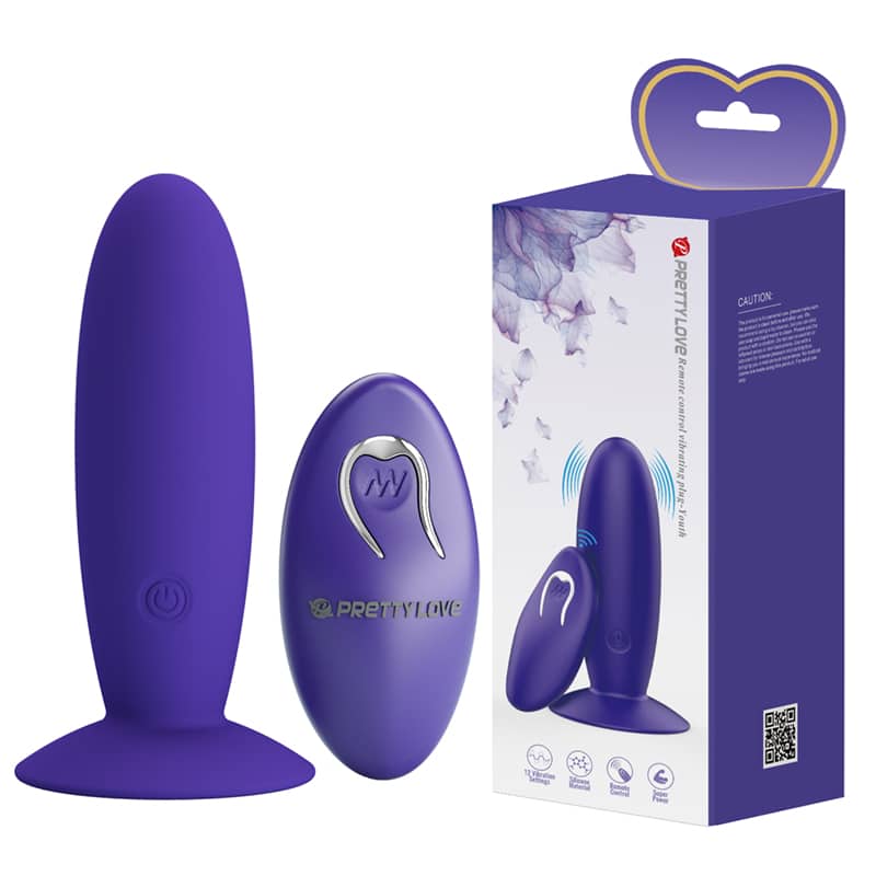 PRETTY LOVE YOUTH remote controlled silicone plug BLUE