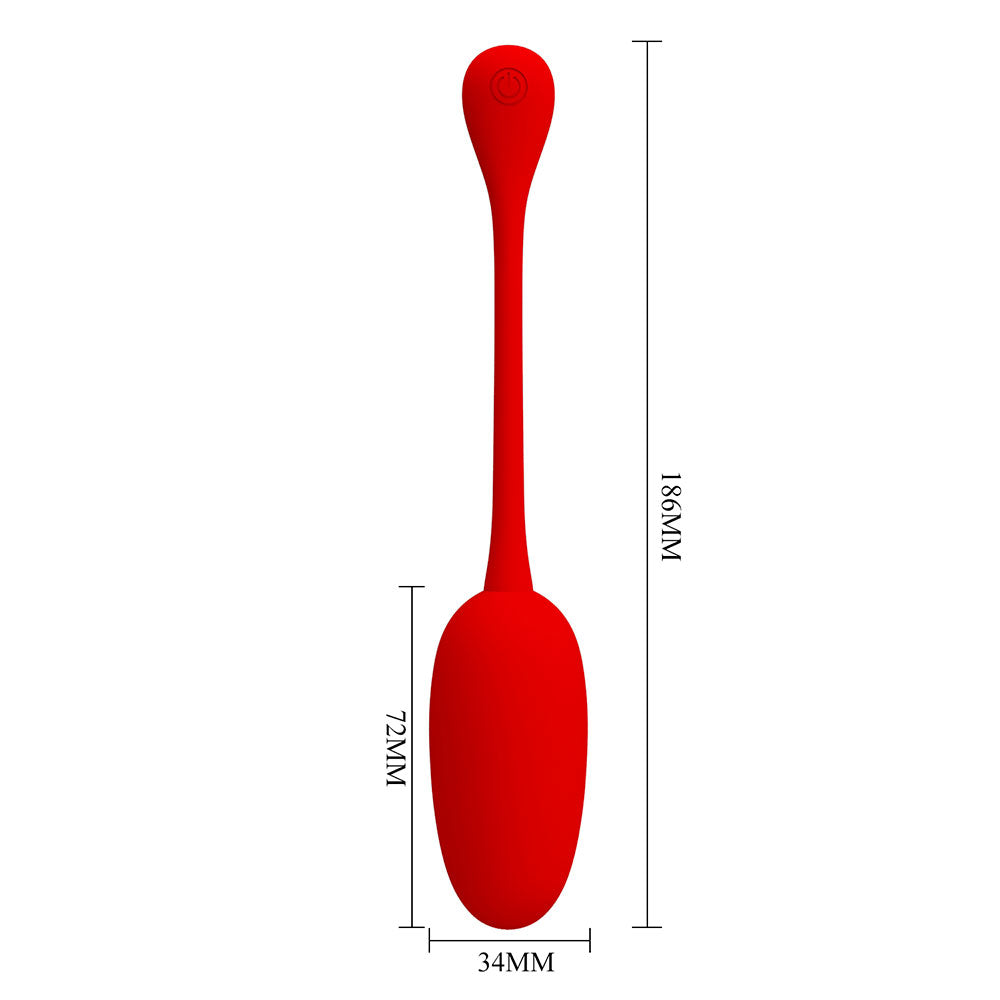 Pretty Love KNUCKER Egg Vibrator RED - image 3