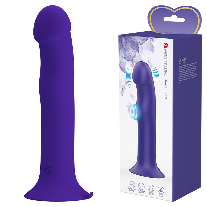 PRETTY LOVE MURRAY-YOUTH pulsating vibrating dildo Κύρια εικόνα προϊόντος