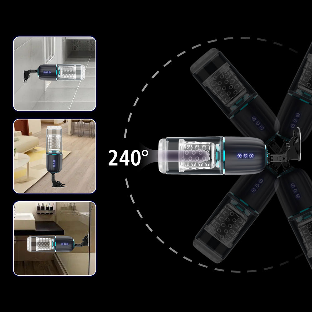 TOYBOX NINJA 410X Male thrusting and vibrating masturbator - image 6