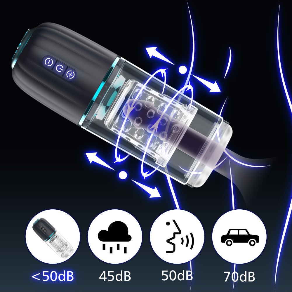 TOYBOX NINJA 410X Male thrusting and vibrating masturbator - image 7