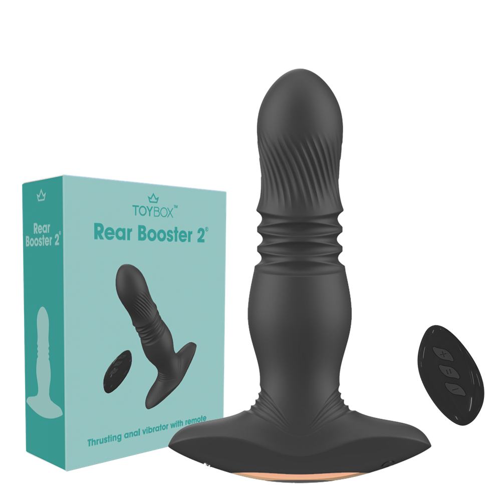 Rear Booster 2 vibrating plug with remote control Κύρια εικόνα προϊόντος