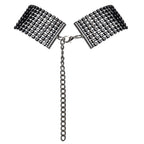 Cottelli Sparkly black choker with rhinestones - image 4