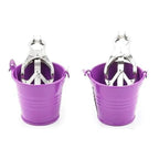 Naughty Toys Nipple Clamps with Buckets - image 2