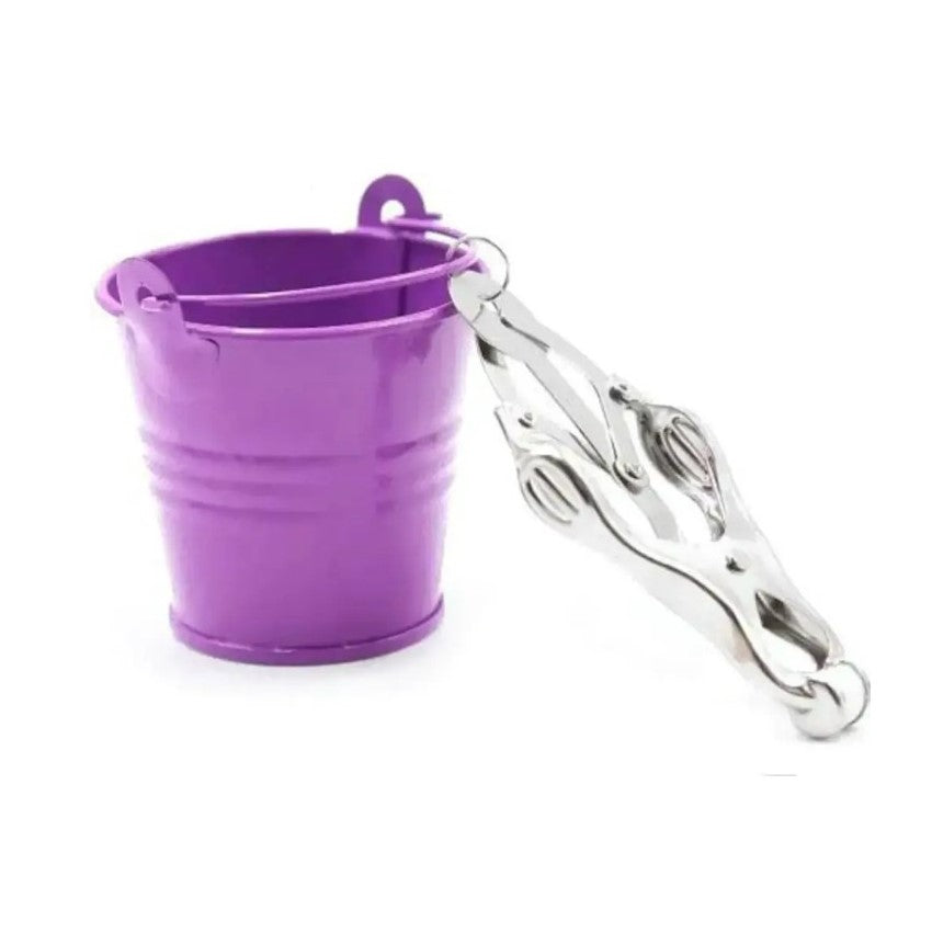 Naughty Toys Nipple Clamps with Buckets - image 4