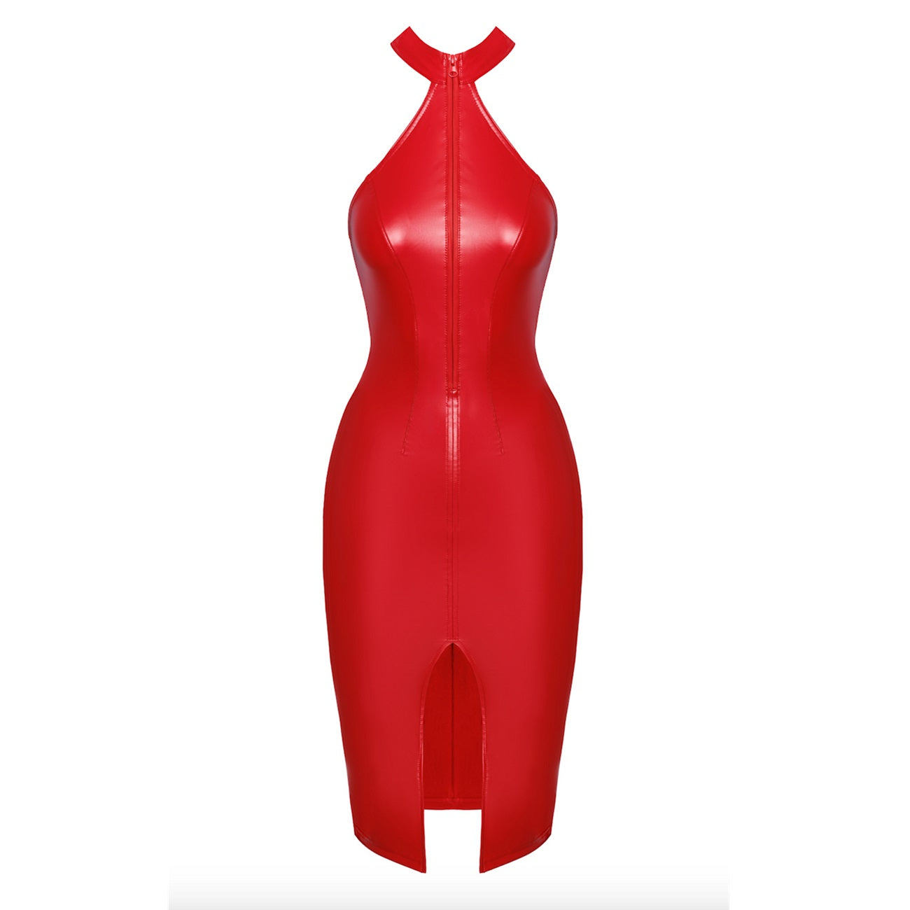 Noir Handmade Orgia Midi Dress Red