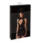 Noir Handmade Pandora Mini Dress Black