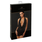 Noir Handmade Luminara Mini Dress Black