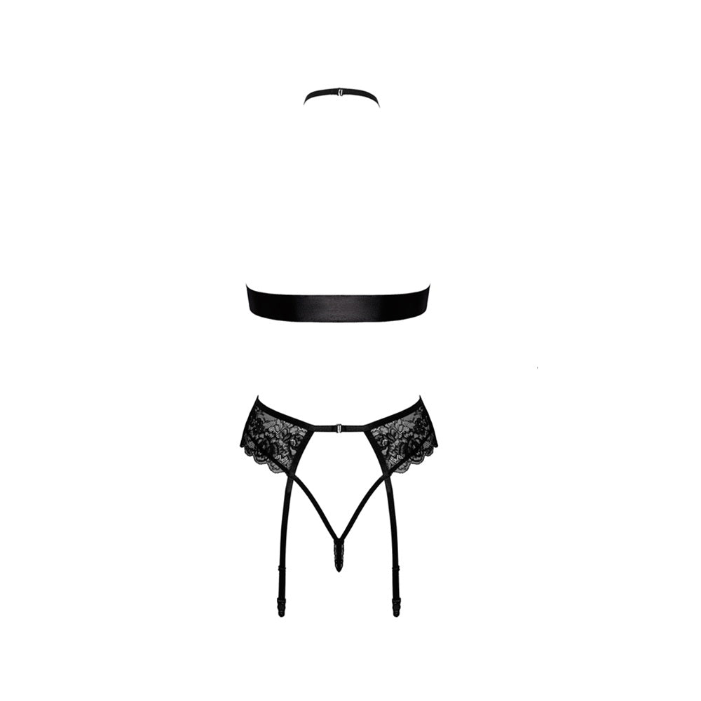 Noir Handmade Bondage Kiss Set Black