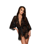 Noir Handmade Midnight Kiss Negligee Black - image 3