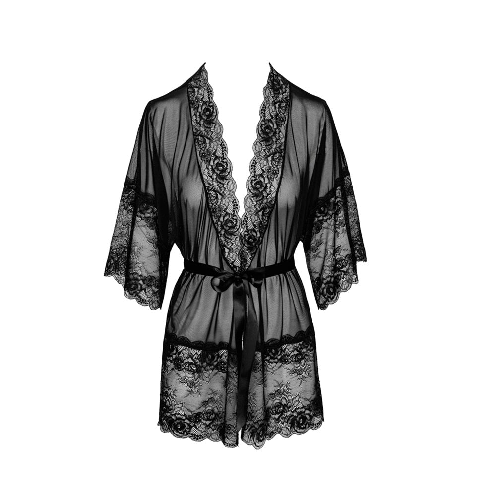 Noir Handmade Midnight Kiss Negligee Black Κύρια εικόνα προϊόντος