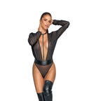 Noir Handmade Mesh bodysuit with adjustable strap - image 4