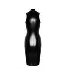 Noir Handmade Commandant Midi Dress Black - image 3