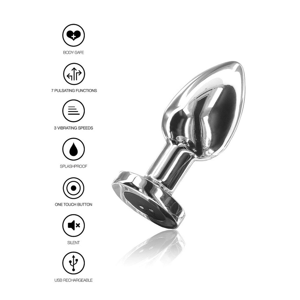ToyJoy The Glider Vibrating Metal Buttplug M - image 4