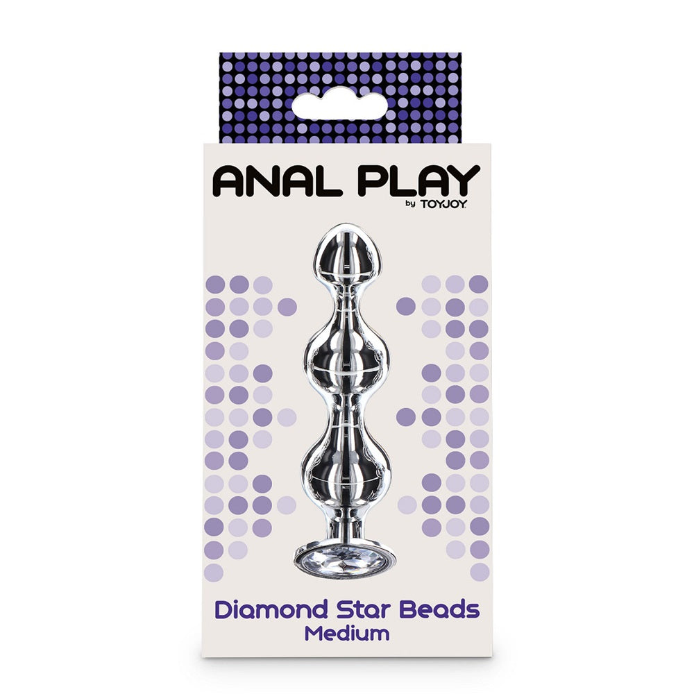 ToyJoy Anal Play Diamond Star Beads Medium - image 3