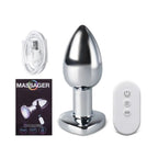 10-Speed Metal Vibrating Anal Plug with APP Control and Light-up Magic Colors - image 9