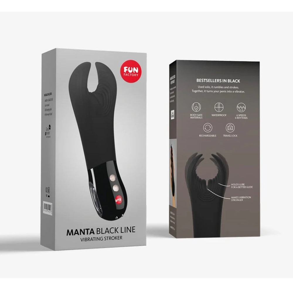 Fun Factory Manta Penis Vibrator Black - image 7