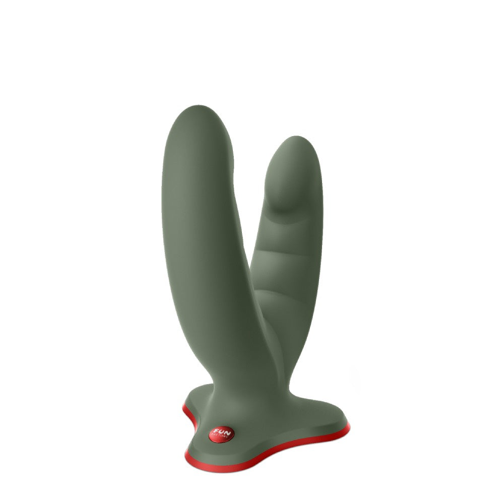 Fun Factory Ryde Silicone Double Dildo Wild Olive
