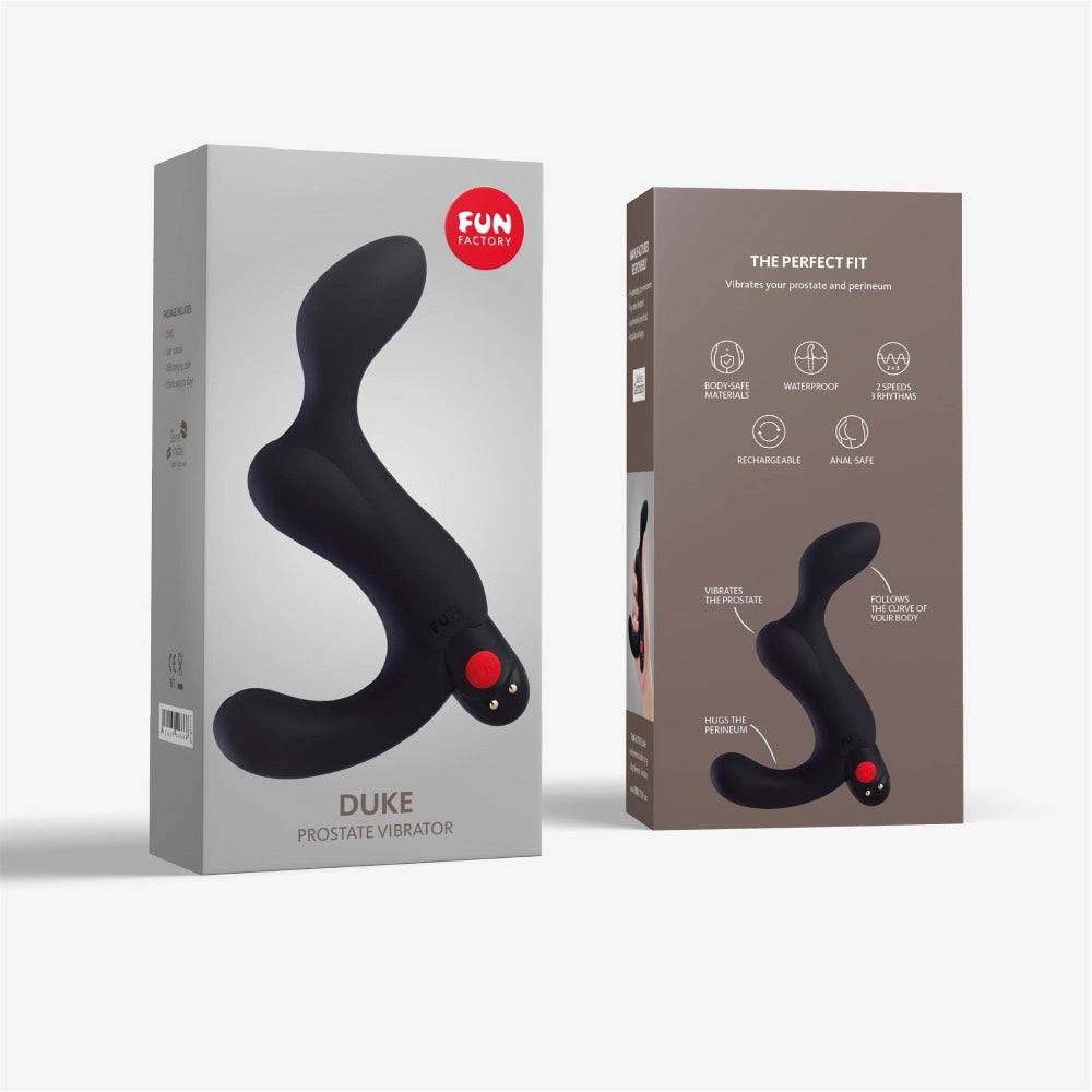 Fun Factory Duke Rechargeable Prostate Vibrator Black - image 3