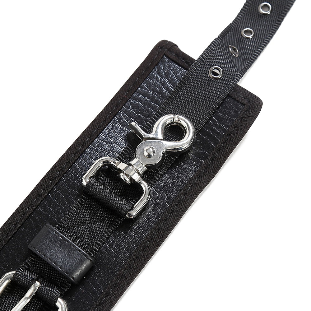 NAUGHTY TOYS sex position neck handcuffs and thigh bondage restraints - image 9