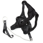 Male leather briefs with detachable chain leash - image 7
