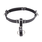 Bondage Male chastity leather pants with penis ring - image 5
