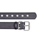 Bondage Male chastity leather pants with penis ring - image 8