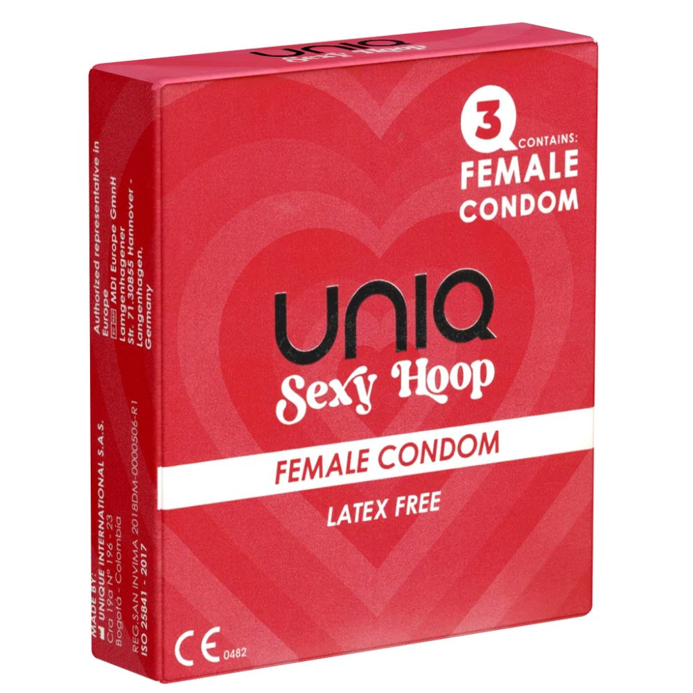 Uniq Sexy Hoop Latex Free Female Condoms 3 pieces Main image