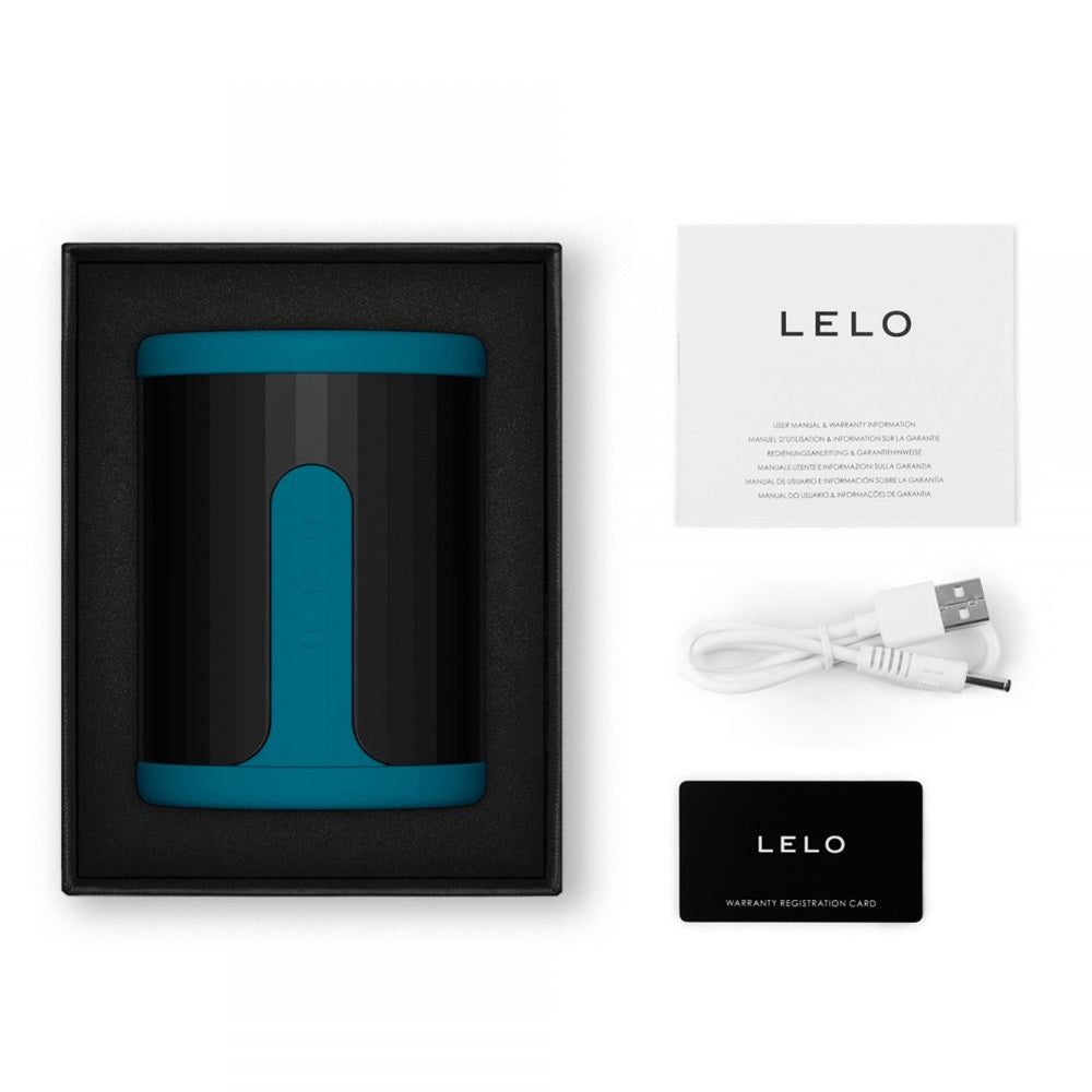 Lelo F2S App Controlled men masturbator TEAL