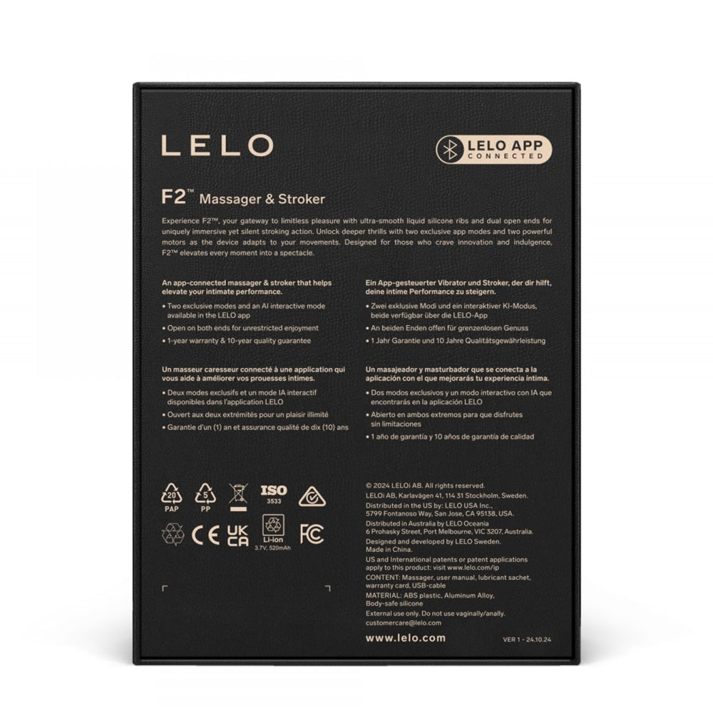 Lelo F2S App Controlled men masturbator TEAL - image 7