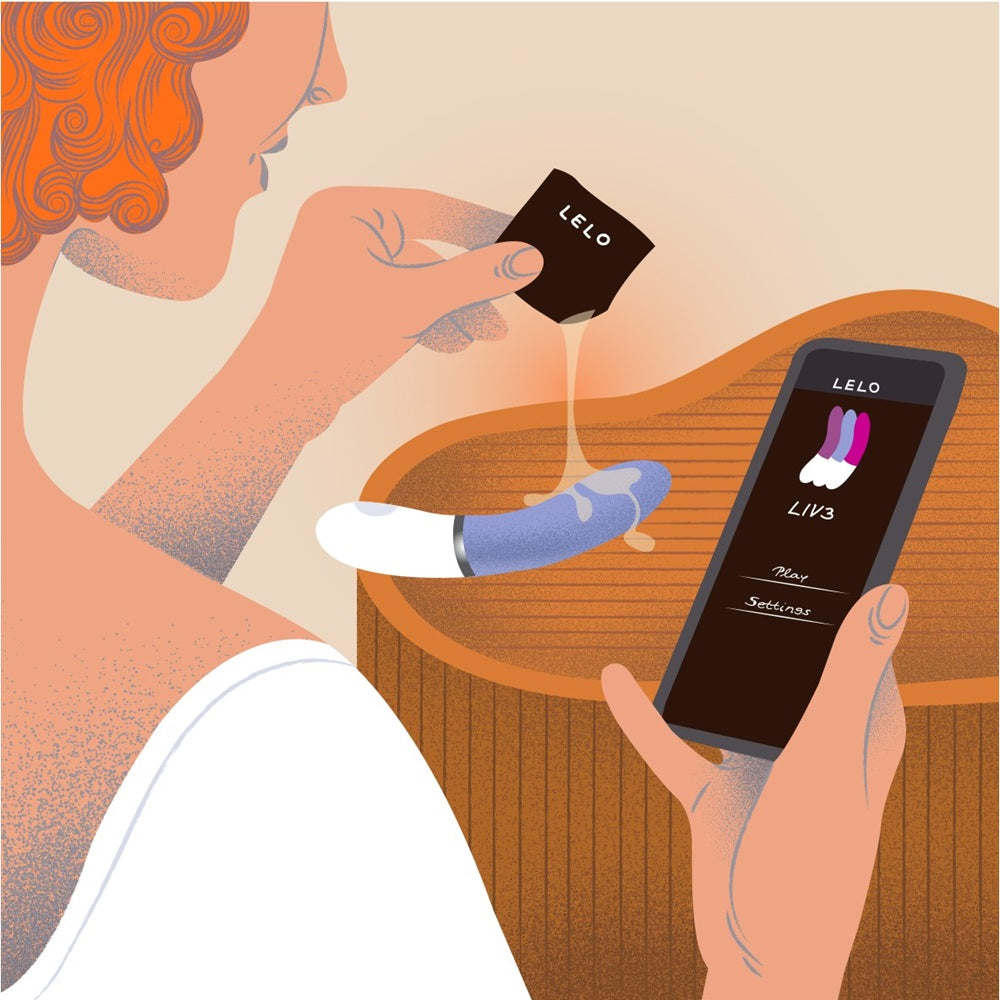 Lelo Liv 3 App Controlled G Spot Massager DEEP ROSE